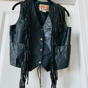 Vintage leather vest